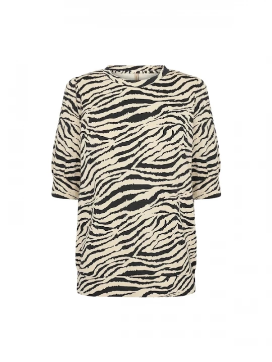 Foto van product Soyaconcept Shirt lichtbeige / zwart