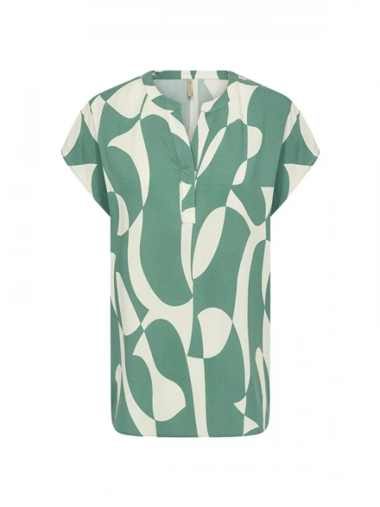 Foto van product Soyaconcept Shirt ' SC-CHANISE ' groen gemêleerd