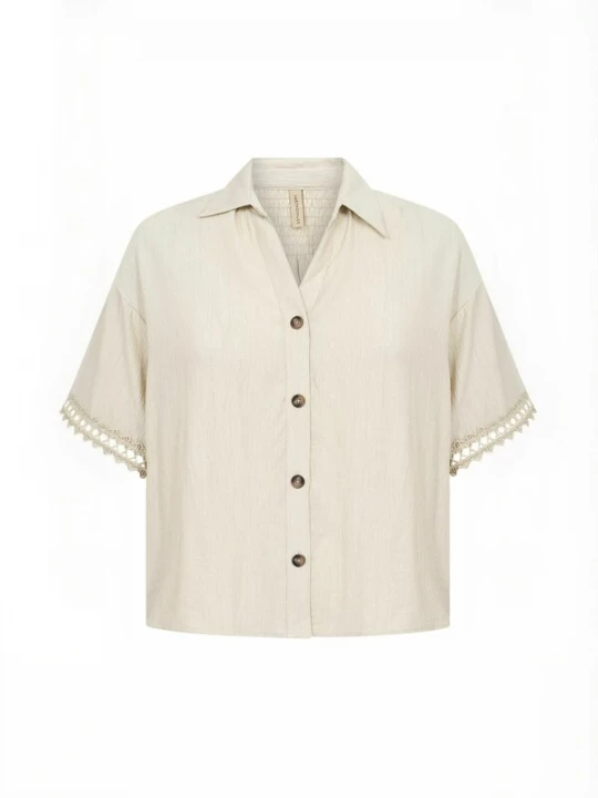 Foto van product Soyaconcept Shirt ' SC-FABRINA ' sand