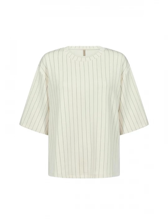 Foto van product Soyaconcept Shirt 'Siri 1' crème / grijs