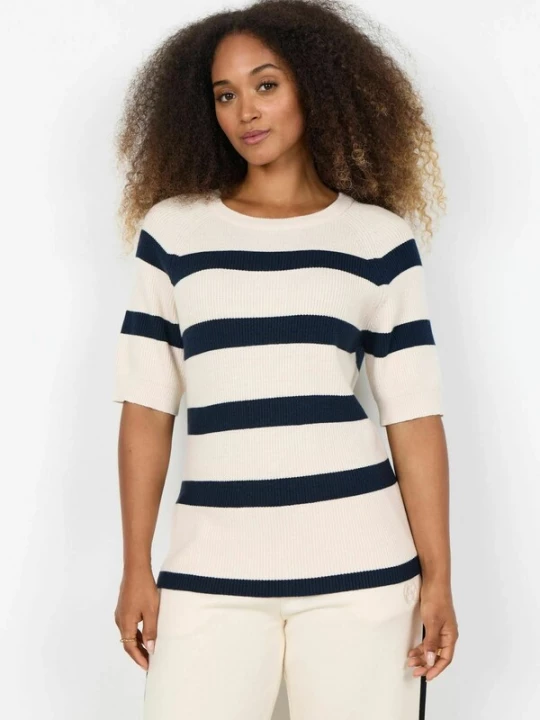 Foto van product Soyaconcept Top 'KANITA' crème / marine
