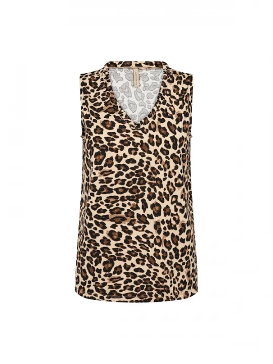 Foto van product Soyaconcept Top 'MARICA' sand / zwart