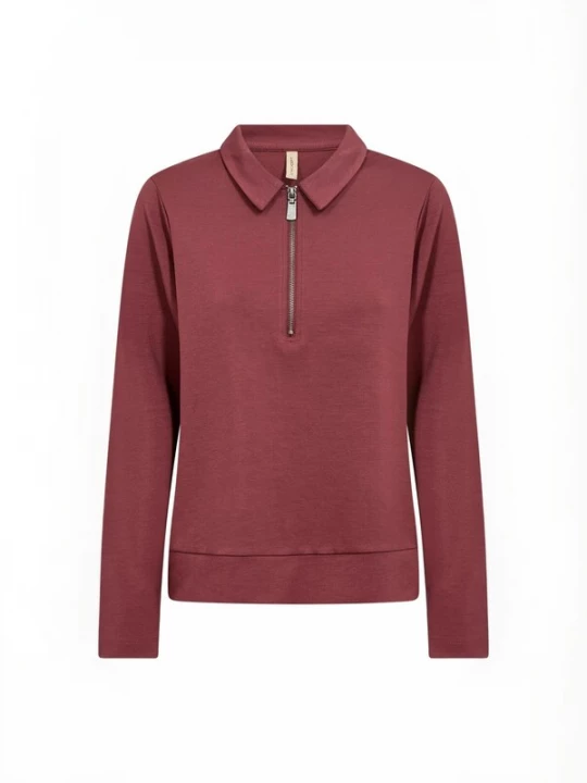 Foto van product Soyaconcept Top ' SC-BANU ' bloedrood