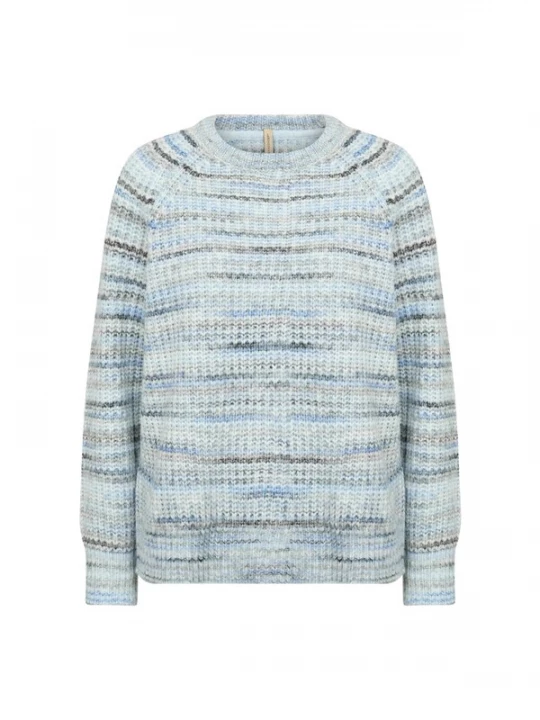 Foto van product Soyaconcept Trui 'Berete' lichtblauw / blauw gemêleerd / zwart