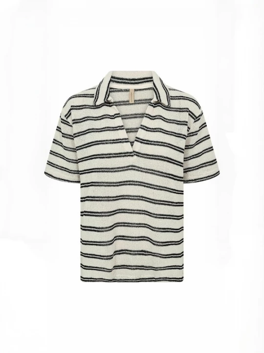 Foto van product Soyaconcept Trui 'Frey' zwart / offwhite