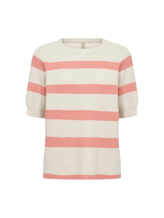 Foto van product Soyaconcept Trui 'KANITA' pink / wit