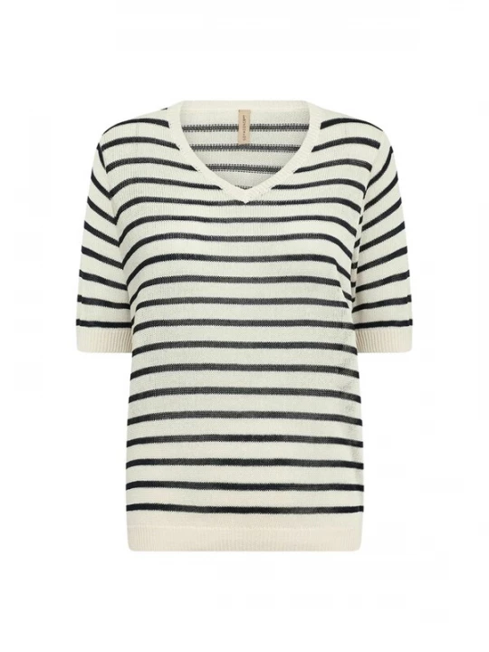 Foto van product Soyaconcept Trui 'LUANNA' crème / navy