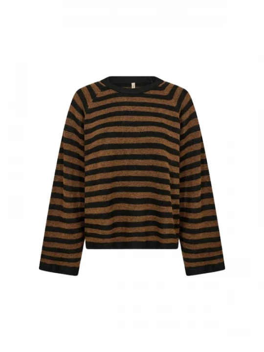 Foto van product Soyaconcept Trui 'ORLEAN' bruin / zwart
