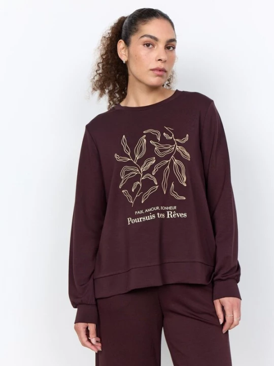 Foto van product Soyaconcept Trui 'SC-Banu 317 Chocolate sweater' bruin