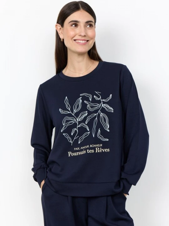 Foto van product Soyaconcept Trui 'SC-Banu 317 Navy sweater' donkerblauw
