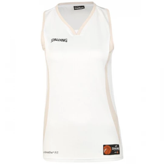 Foto van product SPALDING Sporttop 'Jam' lichtbeige / zwart / wit