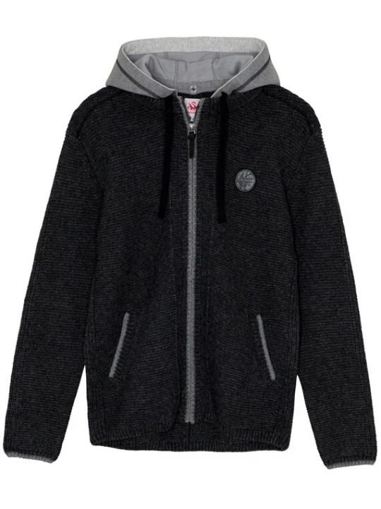 Foto van product SPIETH & WENSKY Gebreid vest 'Echo' donkergrijs