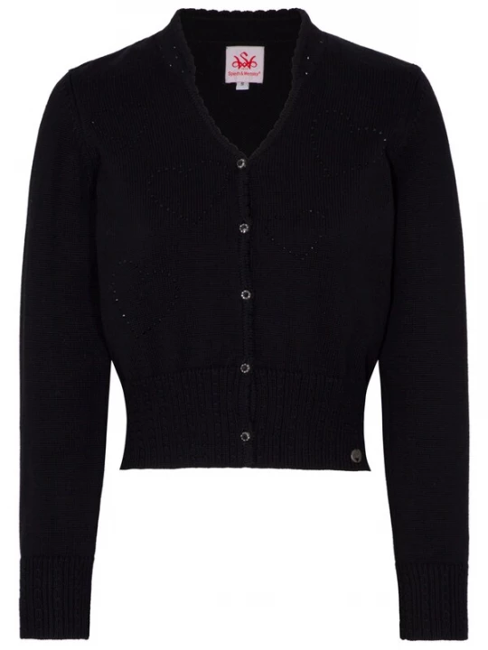 Foto van product SPIETH & WENSKY Gebreid vest 'Gosina' zwart