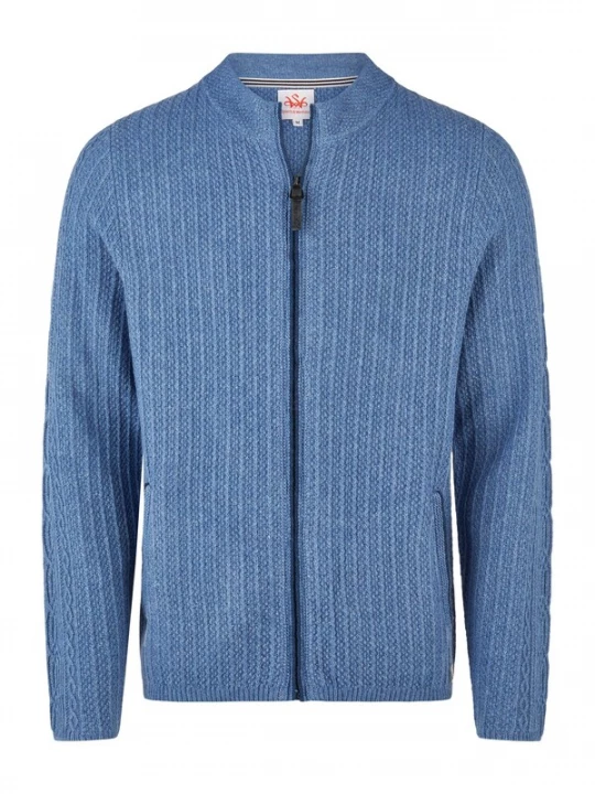 Foto van product SPIETH & WENSKY Gebreid vest 'Hagen' azuur