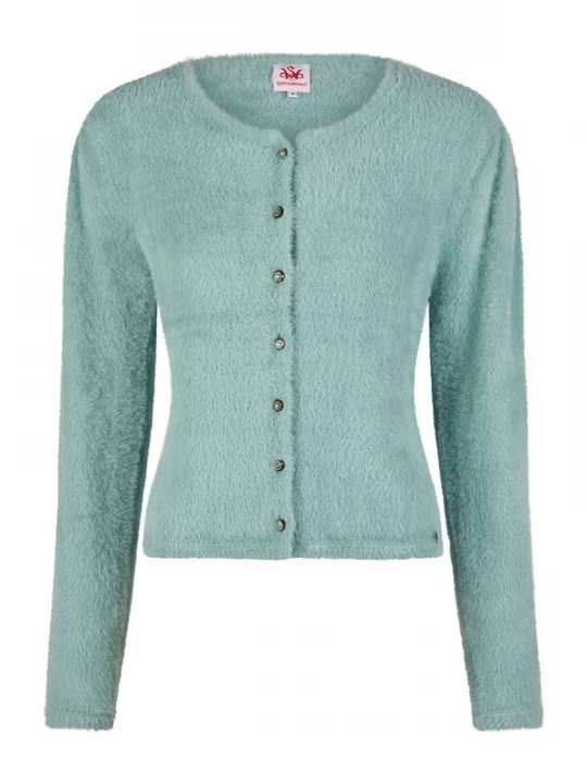 Foto van product SPIETH & WENSKY Gebreid vest 'Hulla' turquoise