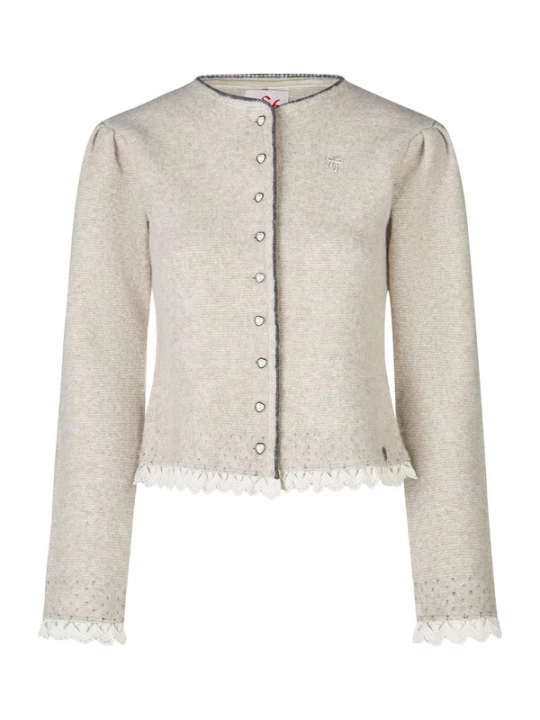 Foto van product SPIETH & WENSKY Gebreid vest 'Karline' beige