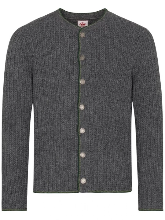 Foto van product SPIETH & WENSKY Gebreid vest 'Pauen' donkergrijs