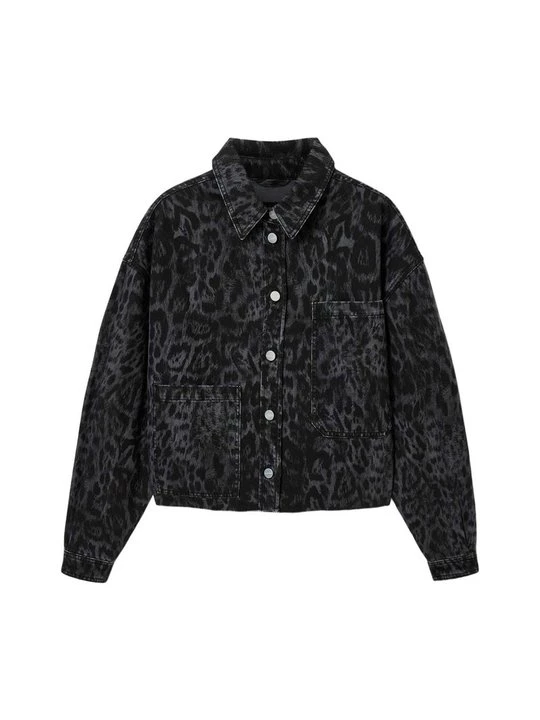Foto van product Spijkerjas AllSaints gemêleerd zwart