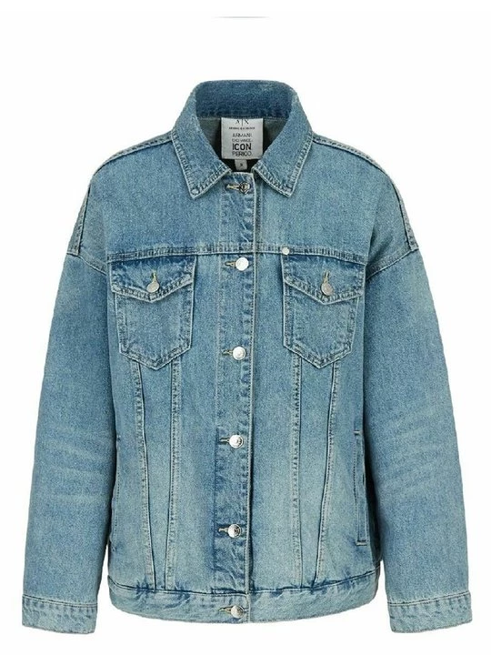 Foto van product Spijkerjas Armani Exchange lichtblauw denim