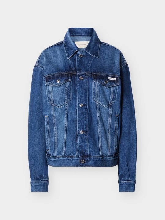 Foto van product Spijkerjas Calvin Klein Jeans donkerblauw denim