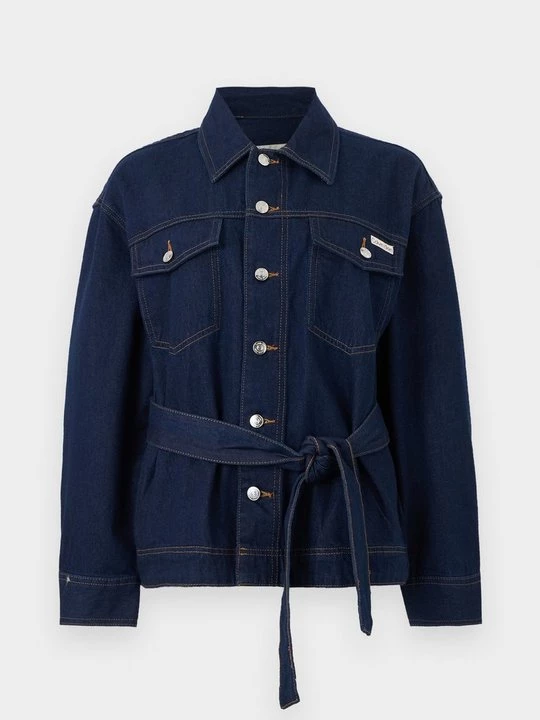 Foto van product Spijkerjas Calvin Klein Jeans donkerblauw denim
