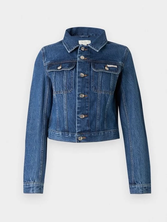 Foto van product Spijkerjas Calvin Klein Jeans lichtblauw denim