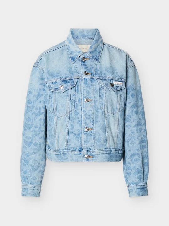 Foto van product Spijkerjas Calvin Klein Jeans lichtblauw denim
