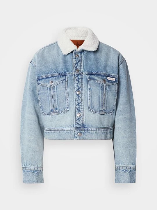 Foto van product Spijkerjas Calvin Klein Jeans lichtblauw denim