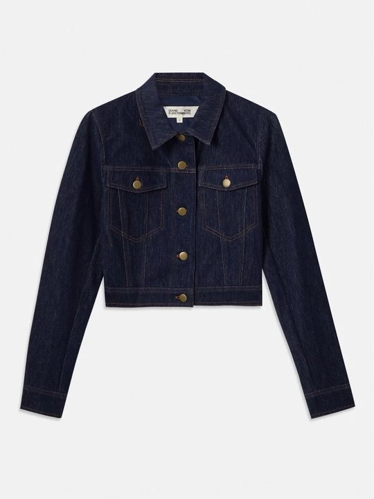 Foto van product Spijkerjas Diane Von Furstenberg donkerblauw