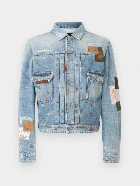 Foto van product Spijkerjas Dsquared2 donkerblauw