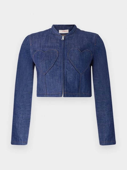 Foto van product Spijkerjas Fiorucci donkerblauw denim