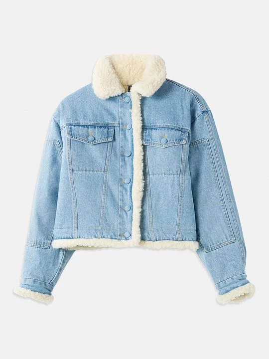 Foto van product Spijkerjas Ksenia Schnaider lichtblauw denim