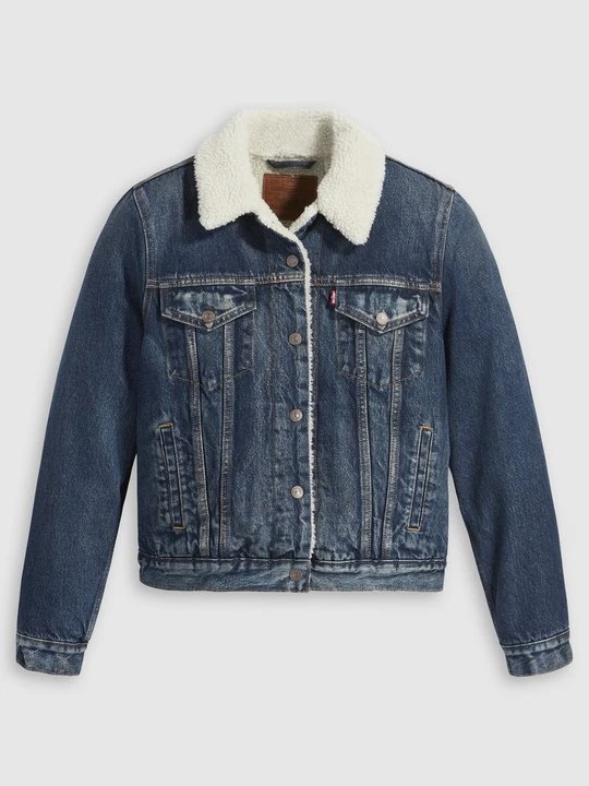 Foto van product Spijkerjas Levi's donkerblauw denim