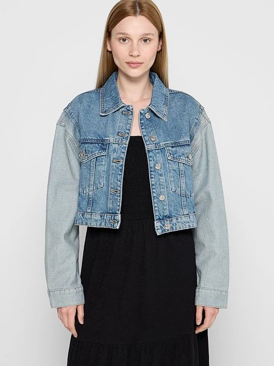 Foto van product Spijkerjas Mango blauw