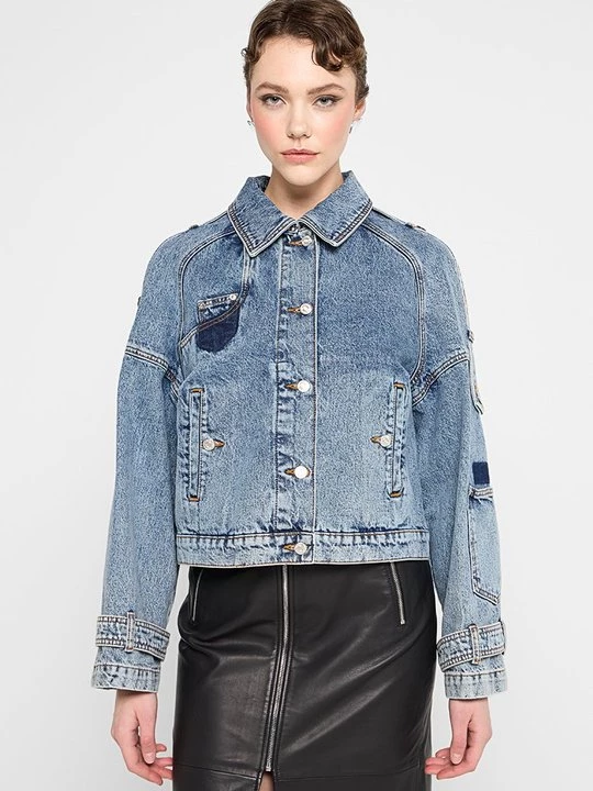 Foto van product Spijkerjas MOSCHINO blauw