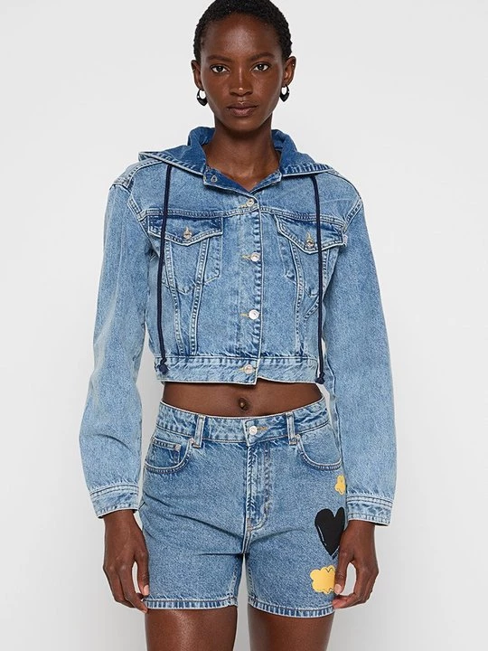 Foto van product Spijkerjas MOSCHINO blauw