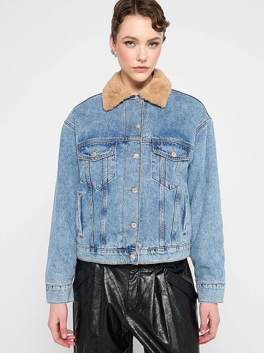 Foto van product Spijkerjas MOSCHINO blauw