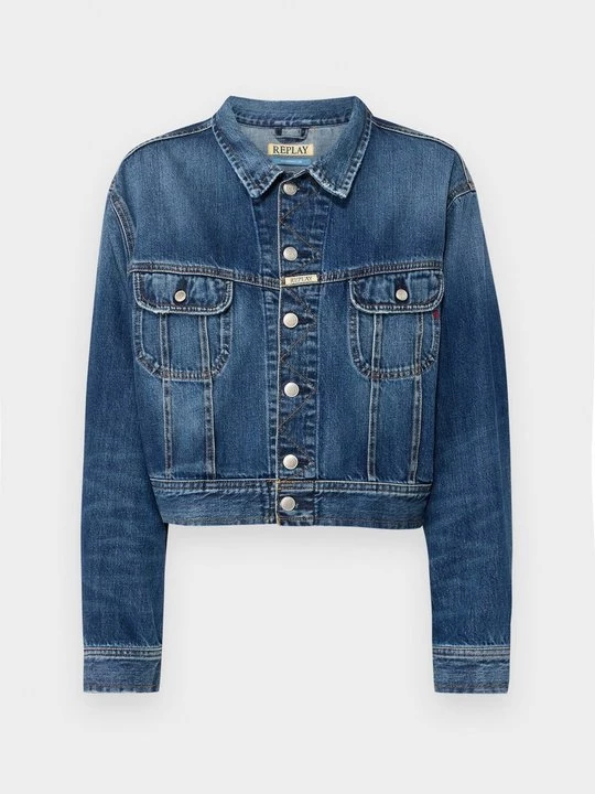 Foto van product Spijkerjas Replay donkerblauw denim