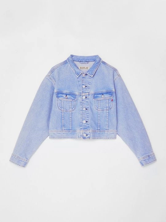 Foto van product Spijkerjas Replay lichtblauw denim
