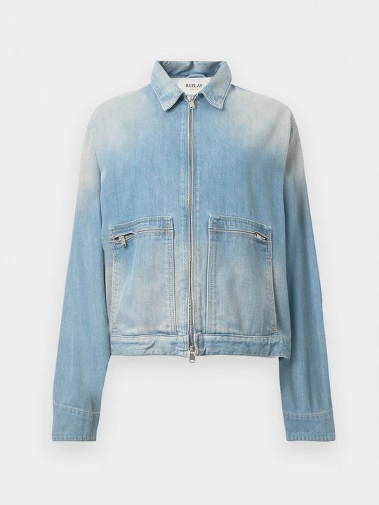 Foto van product Spijkerjas Replay lichtblauw denim