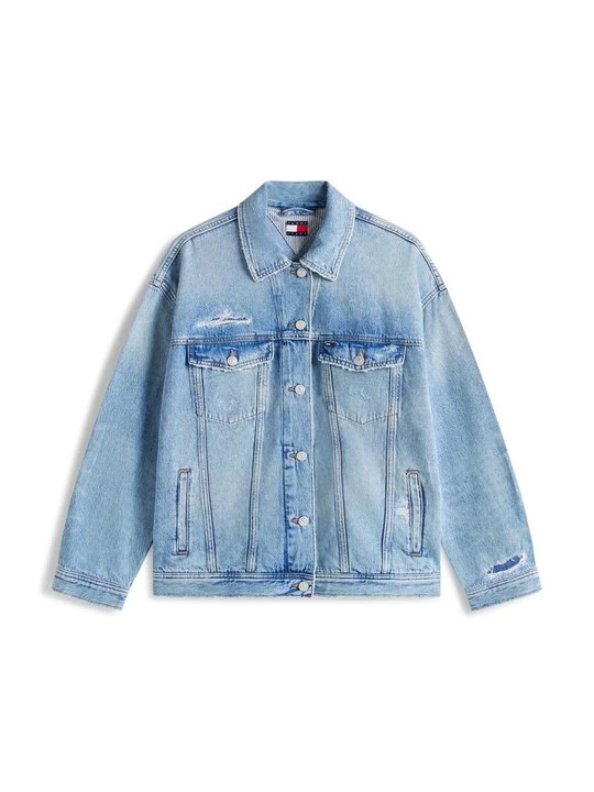 Foto van product Spijkerjas Tommy Jeans lichtblauw denim