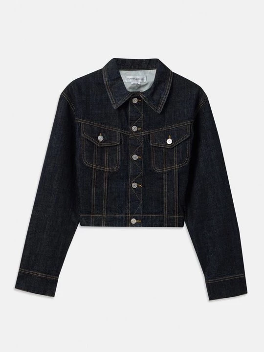 Foto van product Spijkerjas Victoria Beckham donkerblauw denim