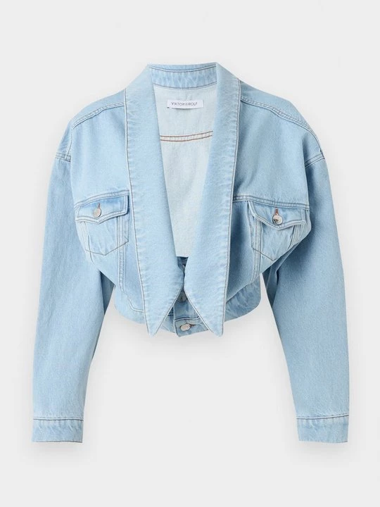 Foto van product Spijkerjas Viktor&Rolf lichtblauw denim