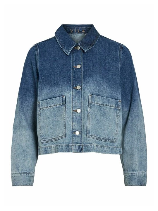 Foto van product Spijkerjas Vila blauw gemêleerd