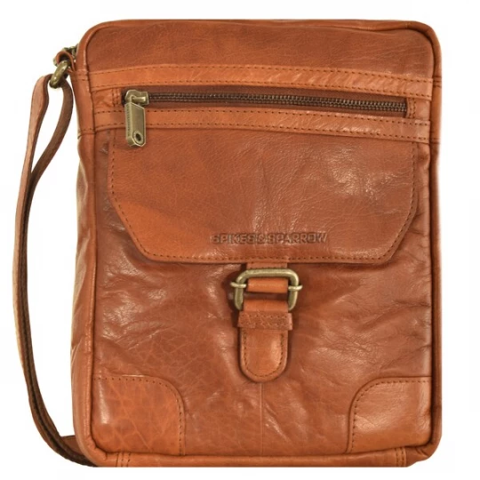 Foto van product Spikes & Sparrow Schoudertas cognac