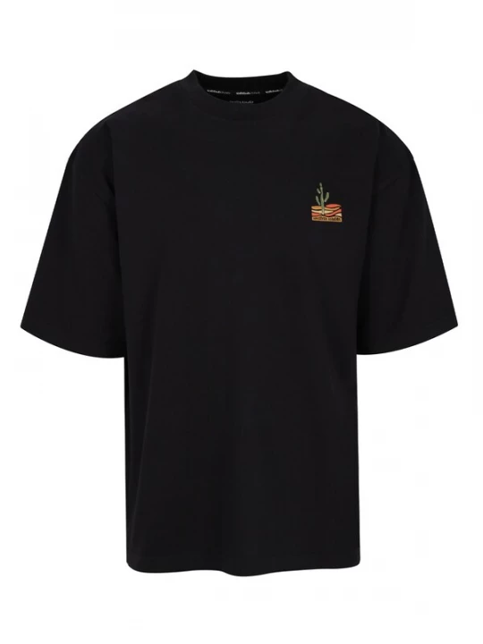 Foto van product SPITZBUB Shirt 'Black Oasis' bruin / olijfgroen / zwart