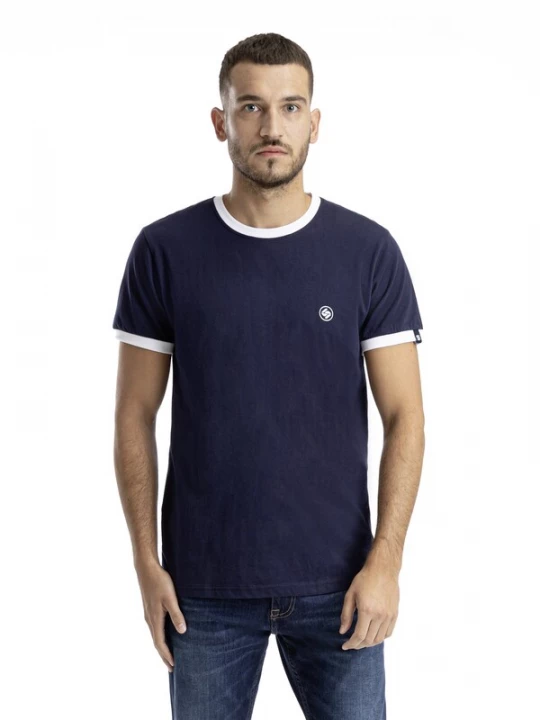 Foto van product SPITZBUB Shirt donkerblauw / wit