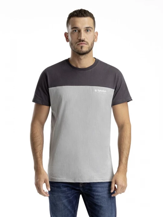 Foto van product SPITZBUB Shirt grijs / antraciet / wit