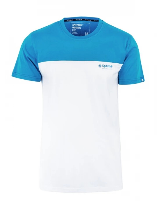 Foto van product SPITZBUB Shirt ' Half Sports ' blauw / wit
