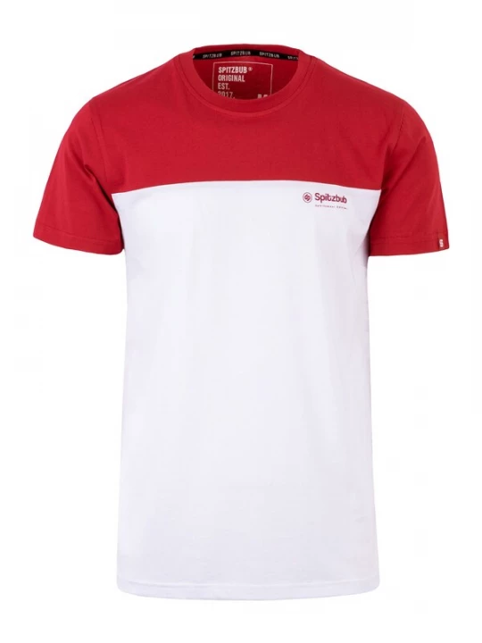 Foto van product SPITZBUB Shirt 'Half Sports' rood / wit